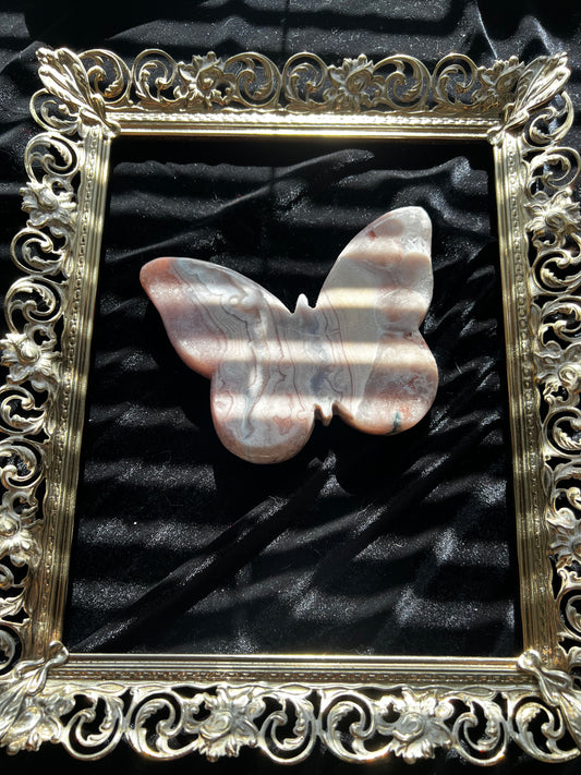 Pink Amethyst Butterfly