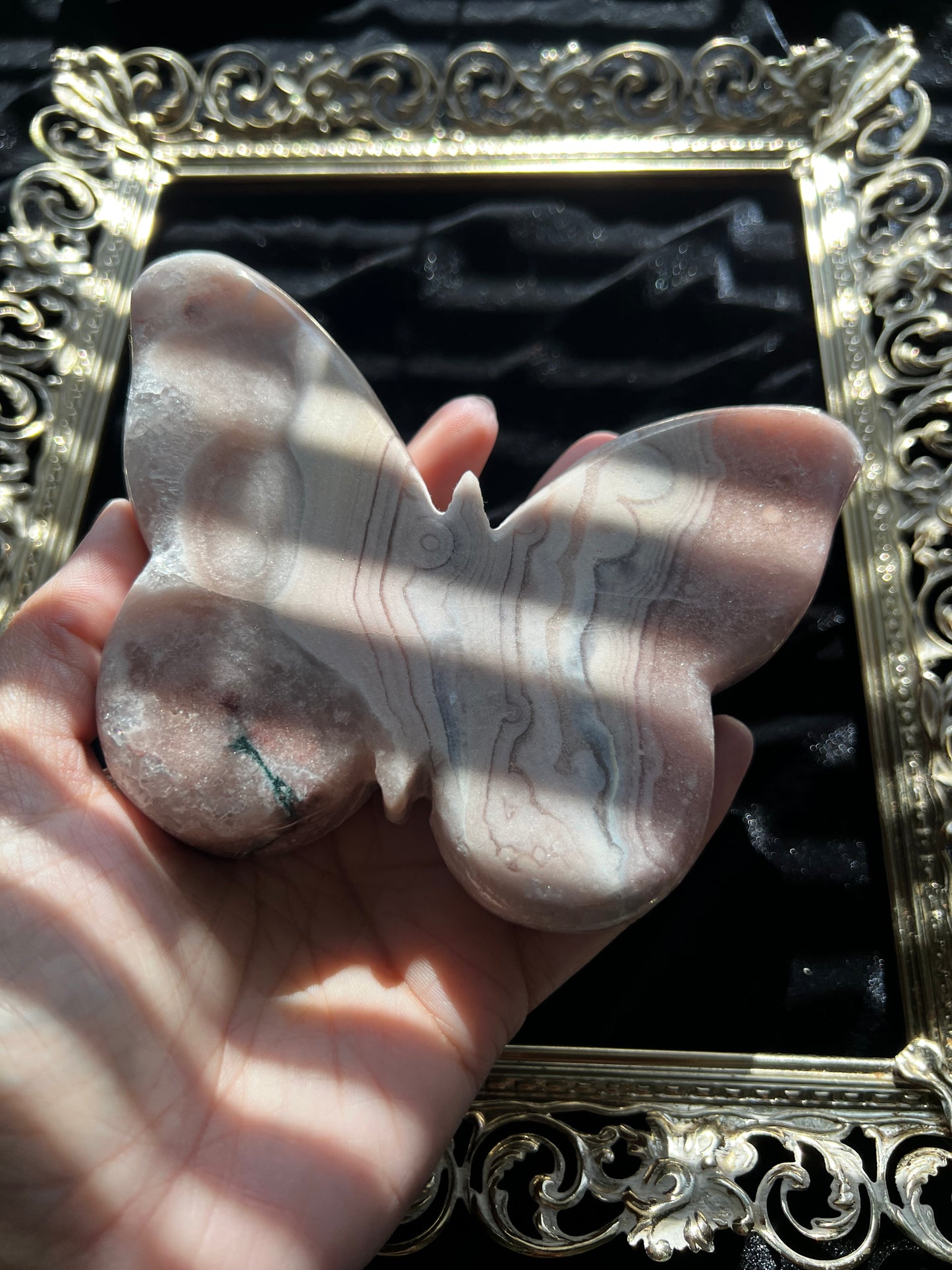 Pink Amethyst Butterfly