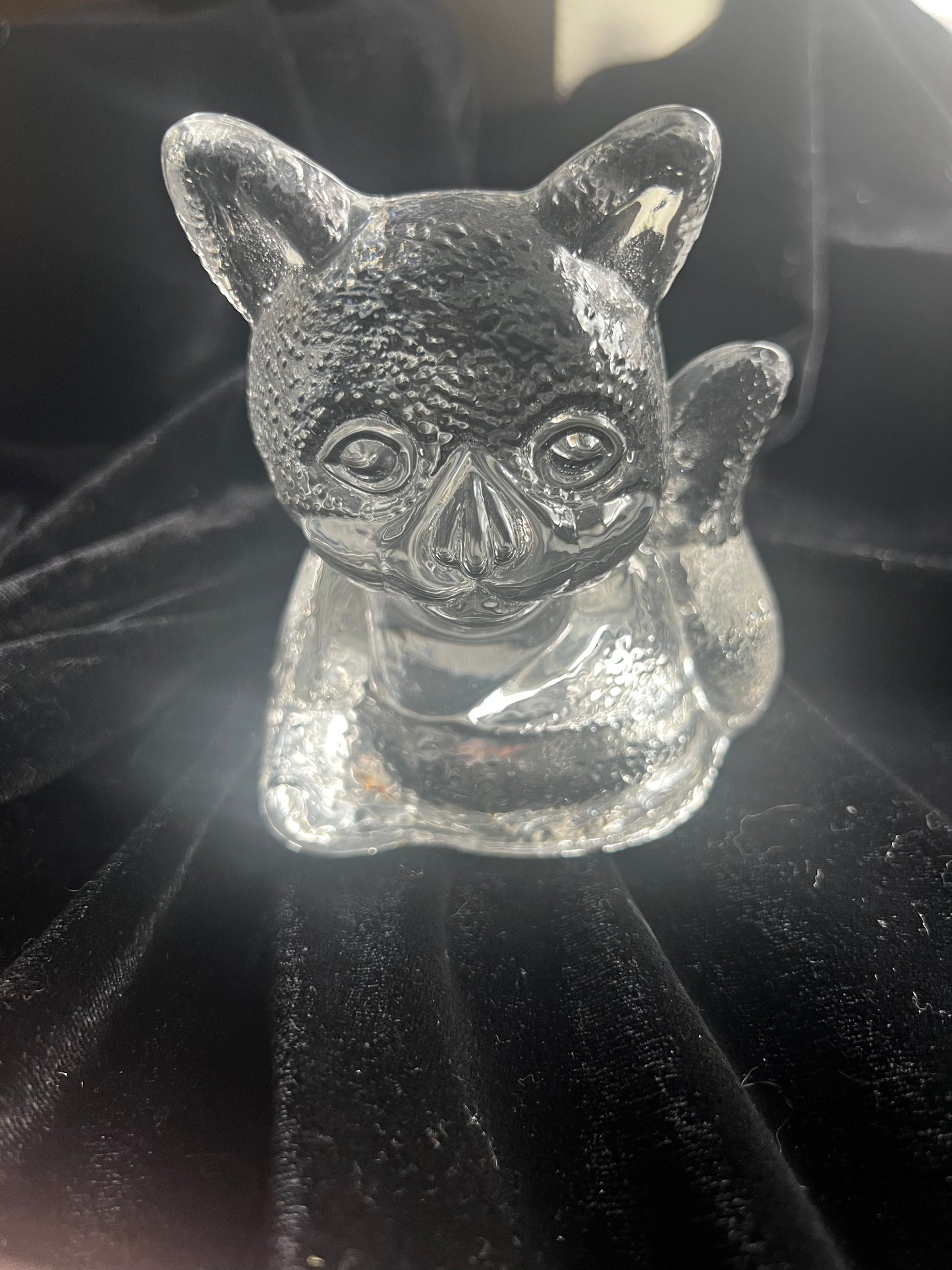 Clear Cat Tealight Holder