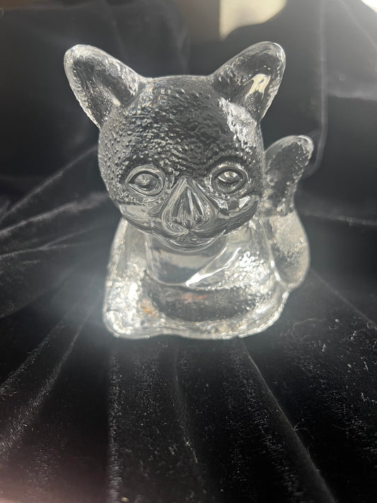 Clear Cat Tealight Holder
