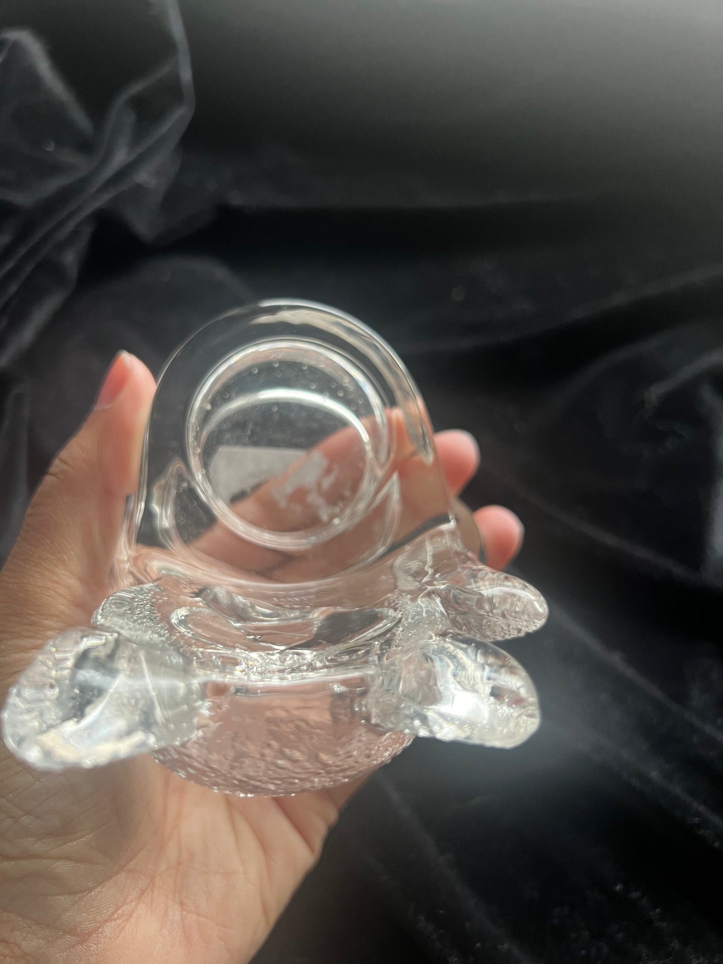 Clear Cat Tealight Holder