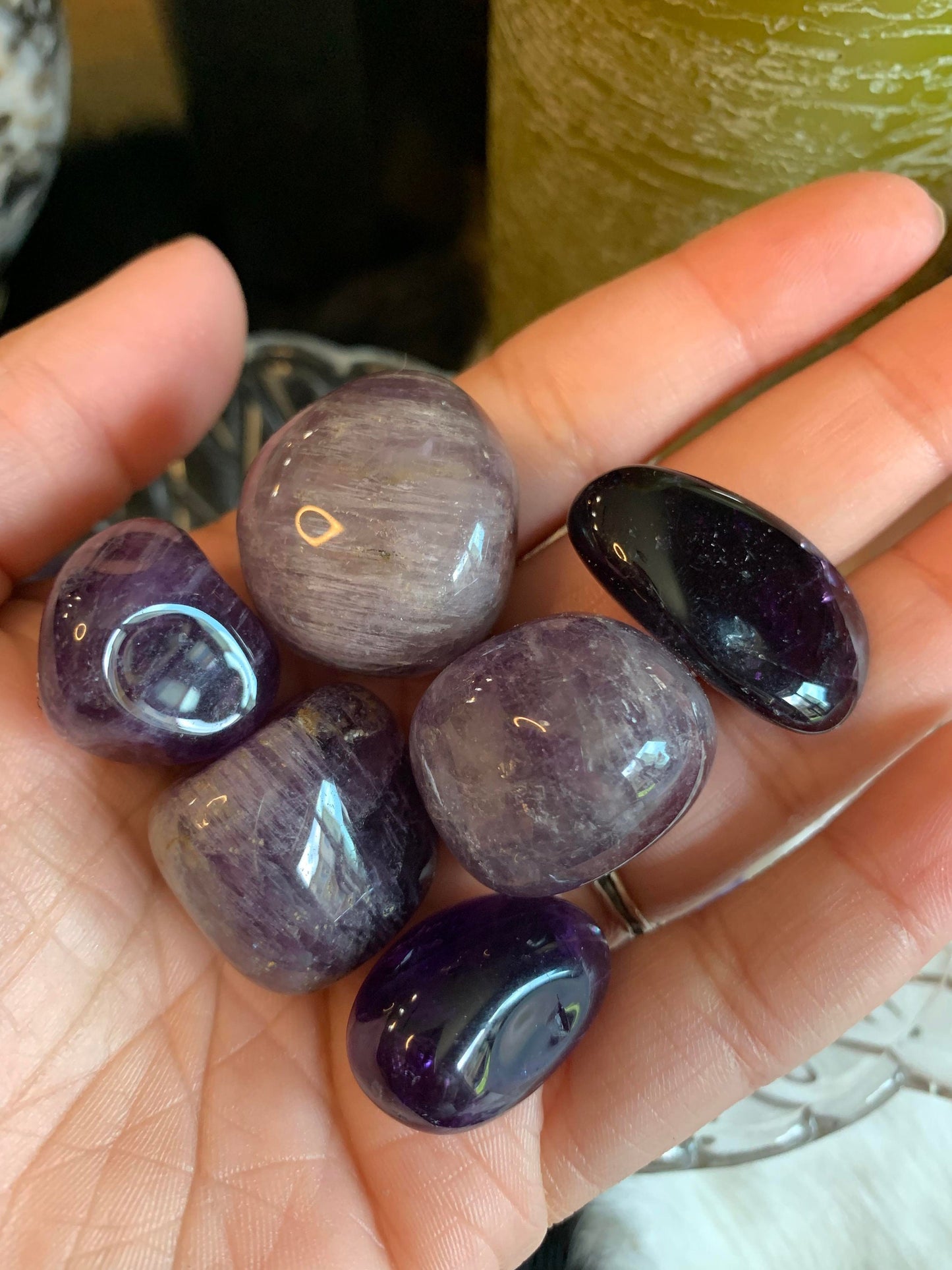 tumbled amethyst